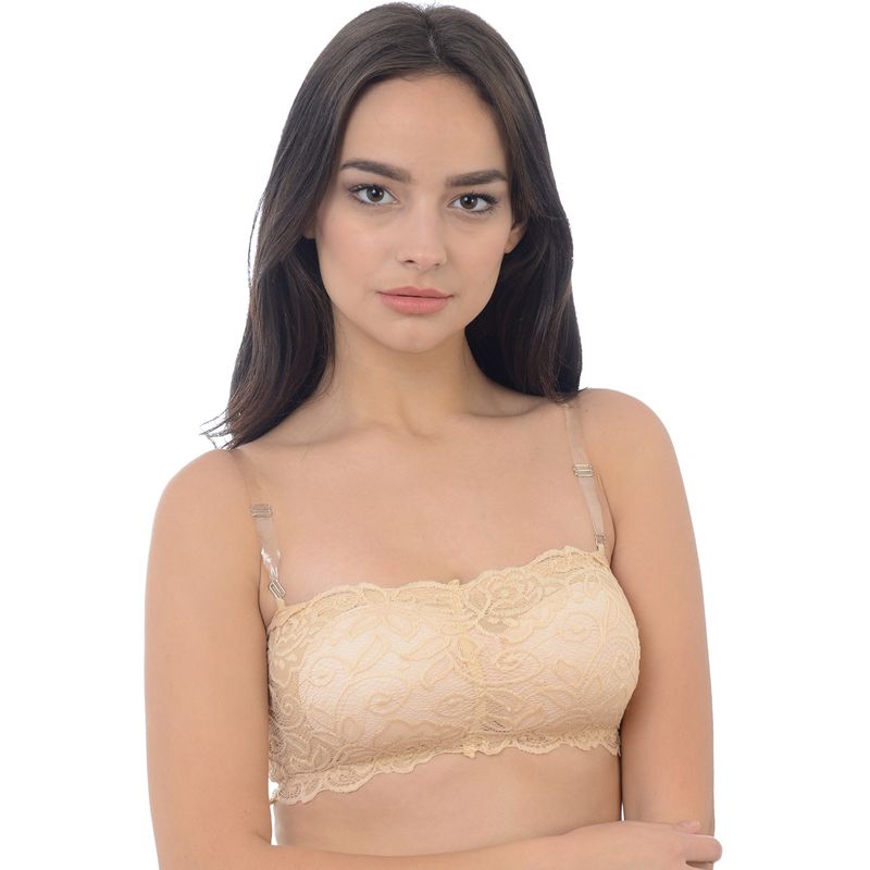 Buy Da Intimo Nude Lacy Bralette Online