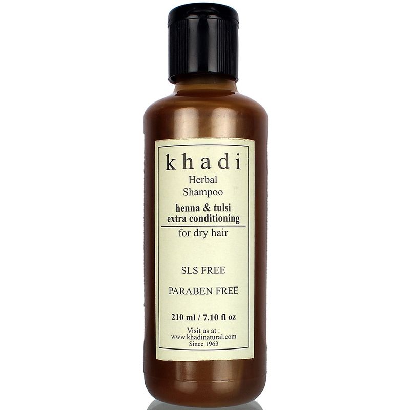 Khadi Natural Henaa Tulsi Extra Conditioning Shampoo (For Dry Hair