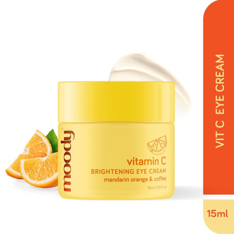 Moody Vitamin C Brightening Eye Cream With Niacinamide & Caffiene for