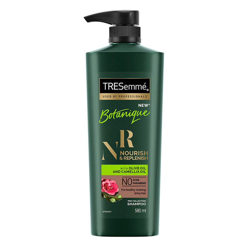 Tresemme Botanique Nourish & Replenish Shampoo for Frizz Control with Olive Camellia Oil