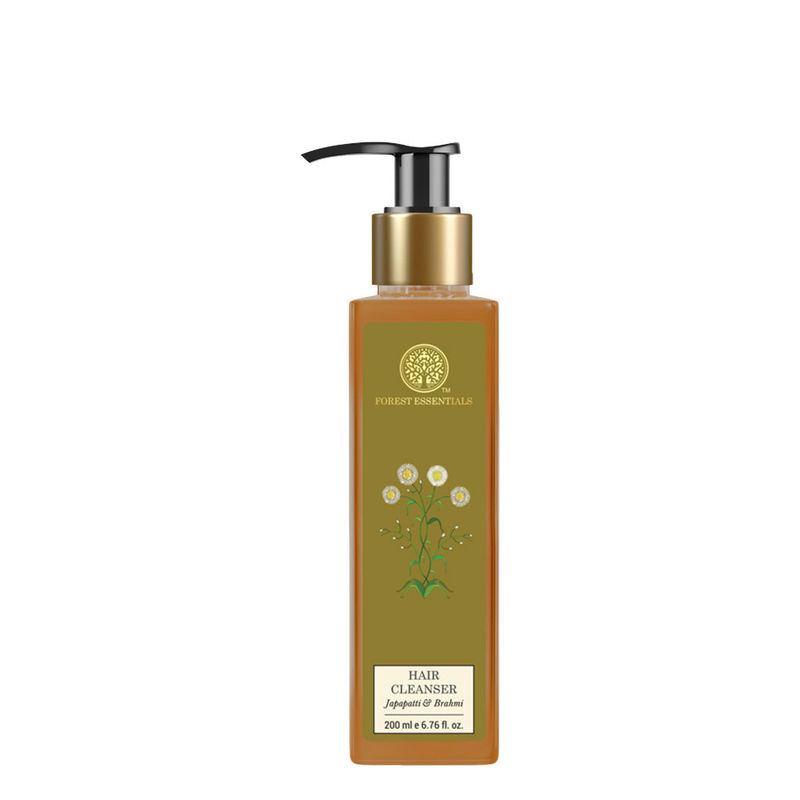 Forest Essentials Hair Cleanser Japapatti & Brahmi - Ayurvedic Anti Frizz Shampoo Sulphate Free