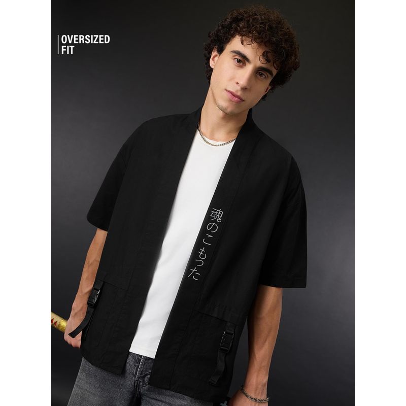 The Souled Store Tss Originals: Orion Mens Kimono Shirt (S)