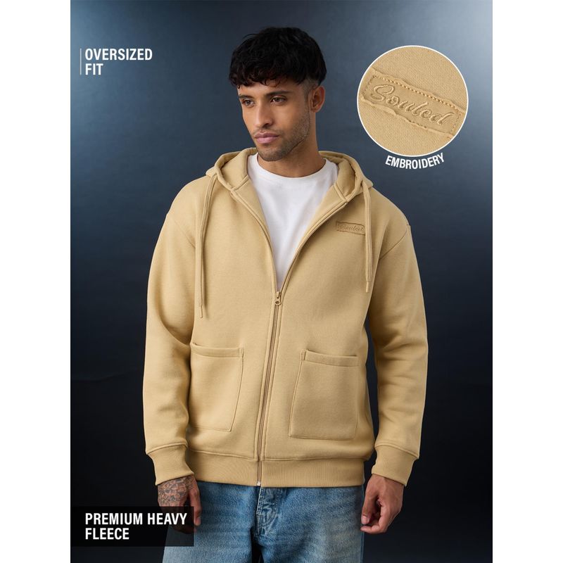 The Souled Store Tss Originals Ethereal Mens Oversized Hooded Jacket (XL)