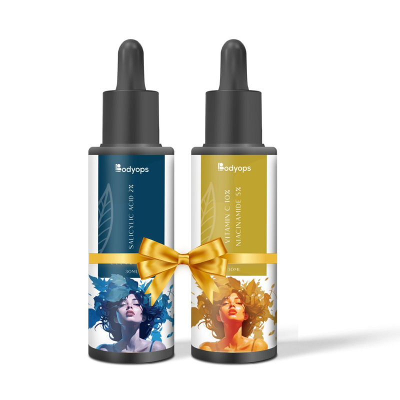 BODYOPS Salicylic Acid 2% & Vitamin C 10% + Niacinamide 5% (30ml Each - Pack Of 1)