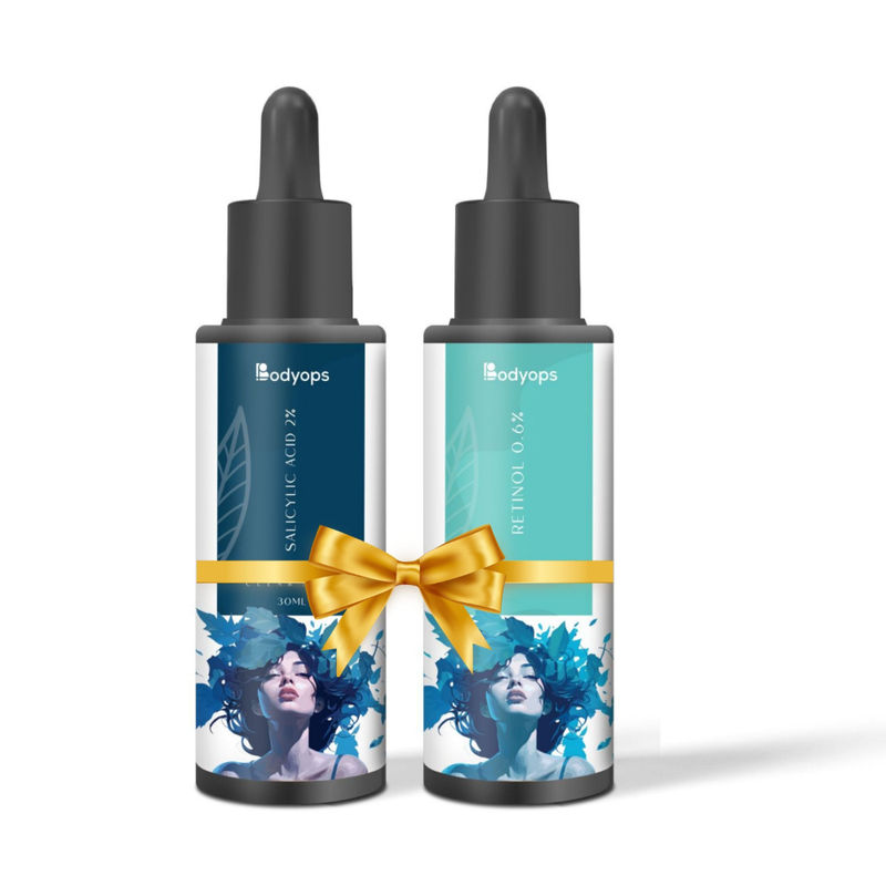 BODYOPS Salicylic Acid 2% & Retinol 0.6% (30ml Each - Pack Of 1)