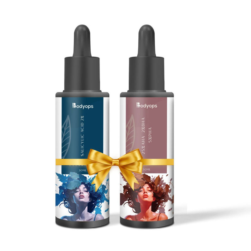 BODYOPS Salicylic Acid 2% & AHA 25% + BHA 2% + PHA 5% (30ml Each - Pack Of 1)