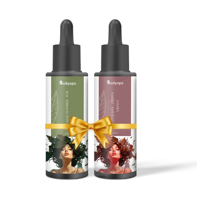BODYOPS Niacinamide 10% & AHA 25% + BHA 2% + PHA 5% (30ml Each - Pack Of 1)
