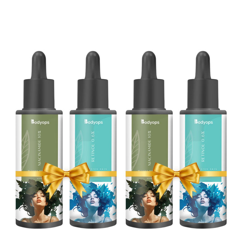 BODYOPS Niacinamide 10% & Retinol 0.6% (30ml Each - Pack Of 2)