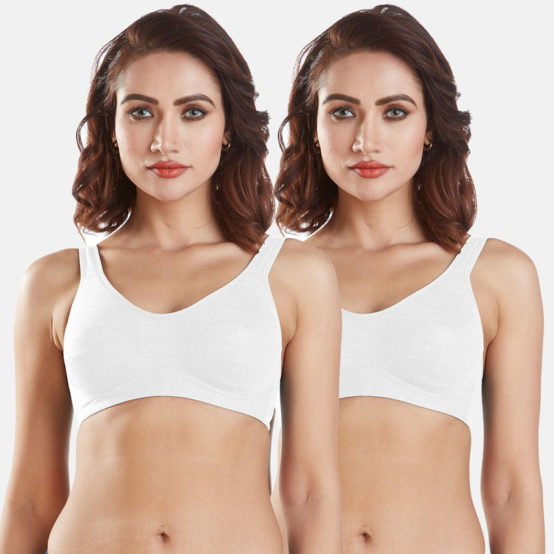 Sonari Minimizer Women's Seamless Bra - White (36C)