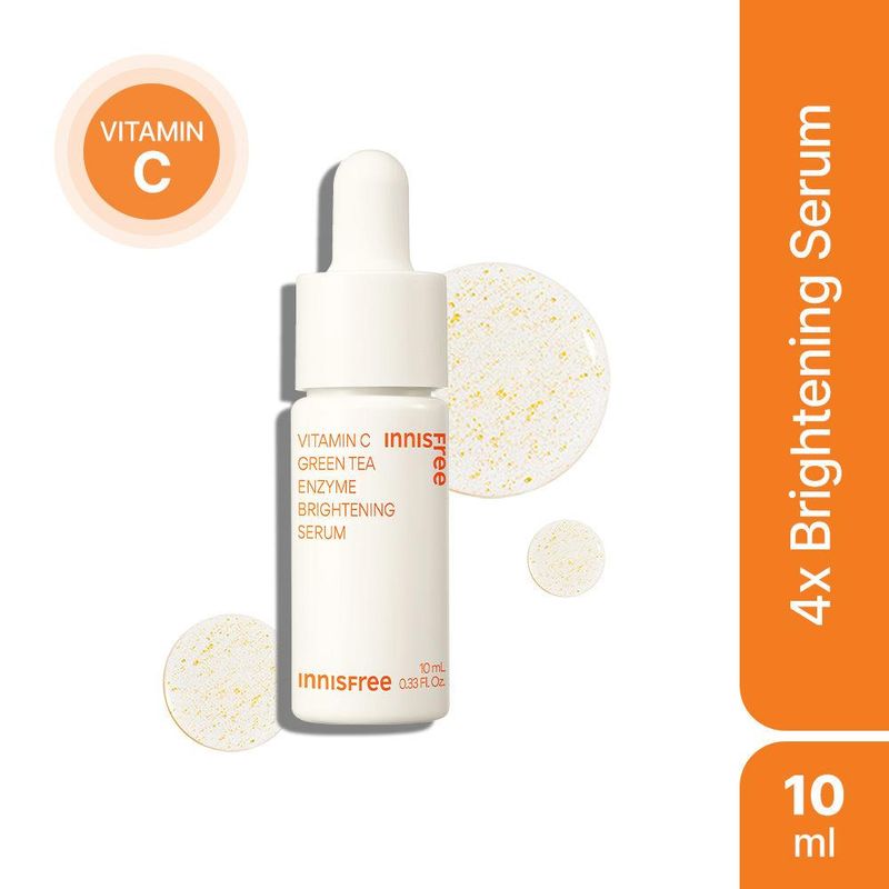 Innisfree Vitamin C Brightening Serum For 4X Clearer Skin, Controls Dark Spots