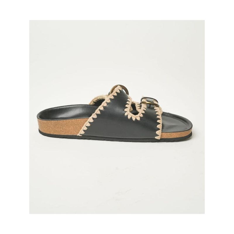 MyMy Footwear Urban Flow Black Sandal (EURO 36)