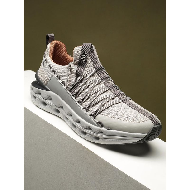 CULT Men Loop Walking Shoes - Grey (UK 8)