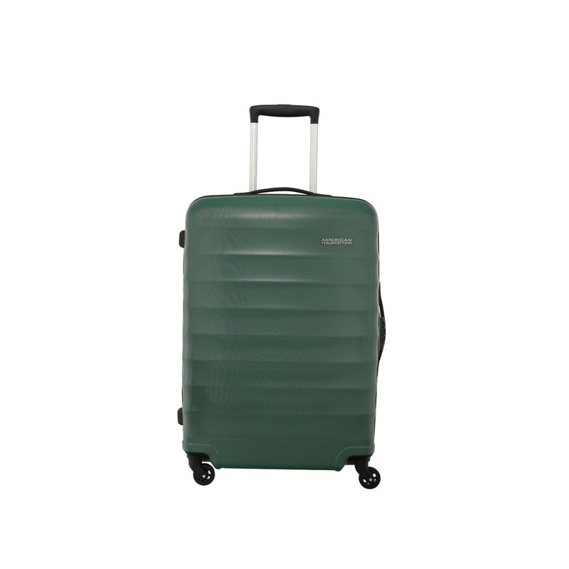 American Tourister Barcelona Solid Polycarbonate Hard Side Trolley Bag - Green (M)