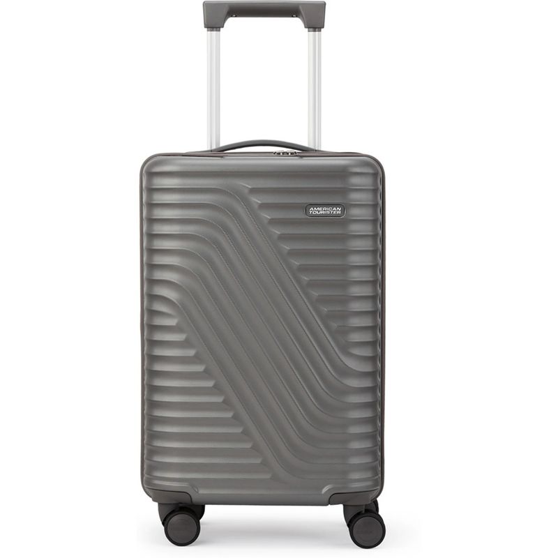 American Tourister Travix Solid 8 Spinner Wheel Hard Side Trolley Bag - Grey (S)