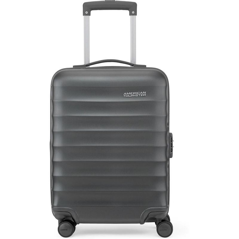 American Tourister Barcelona Solid 8 Spinner Wheel Hard Side Trolley Bag - Black (S)
