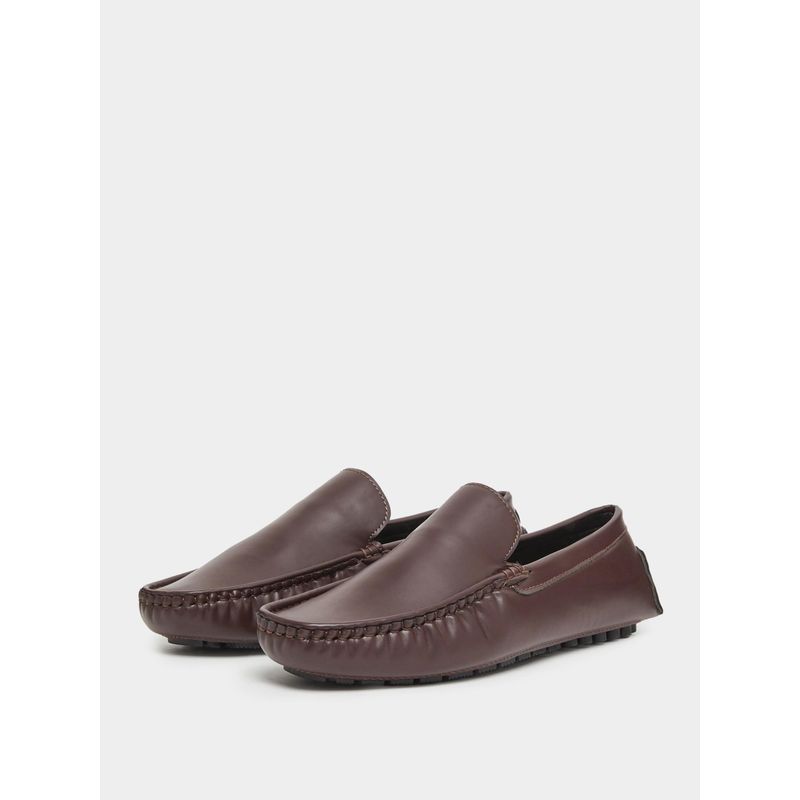 Styli Men Brown Loafers (UK 8)
