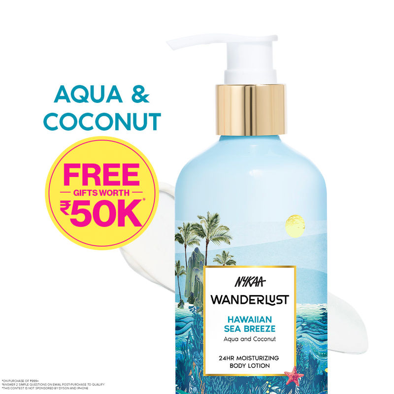 Wanderlust Hawaiian Sea Breeze 24Hr Hydrating Body Lotion