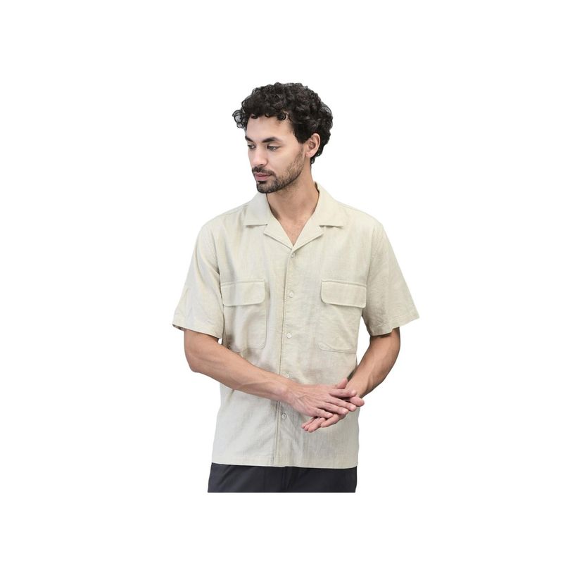 WOODLAND Shirt-Beige (L)