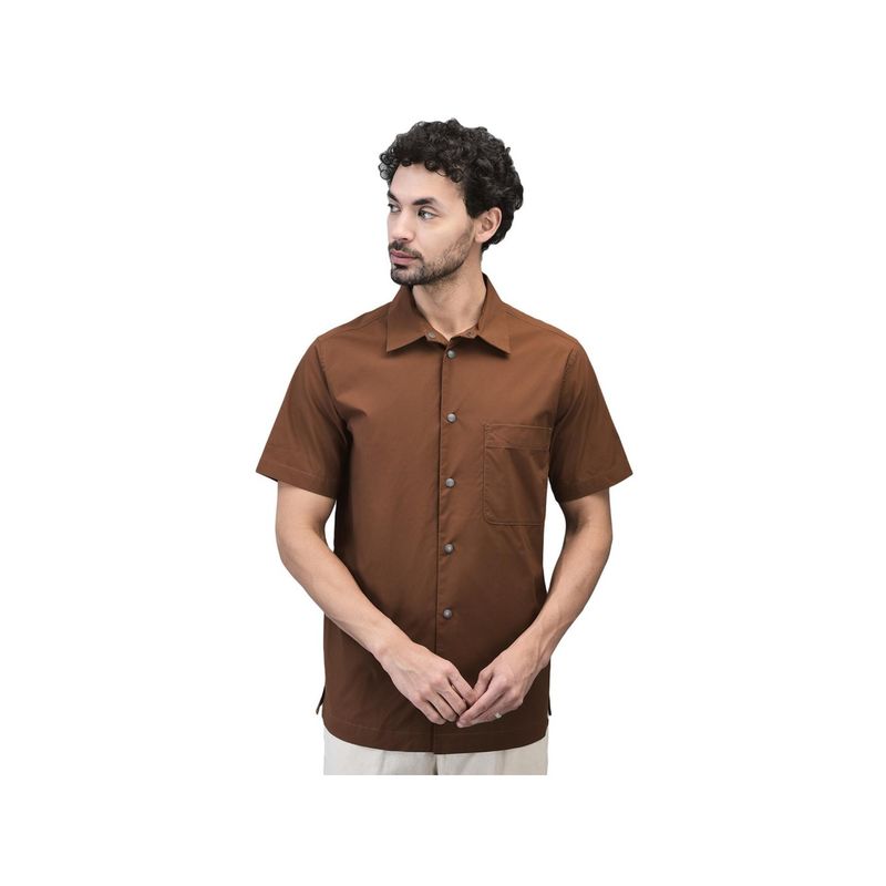 WOODLAND Shirt-Brown (L)