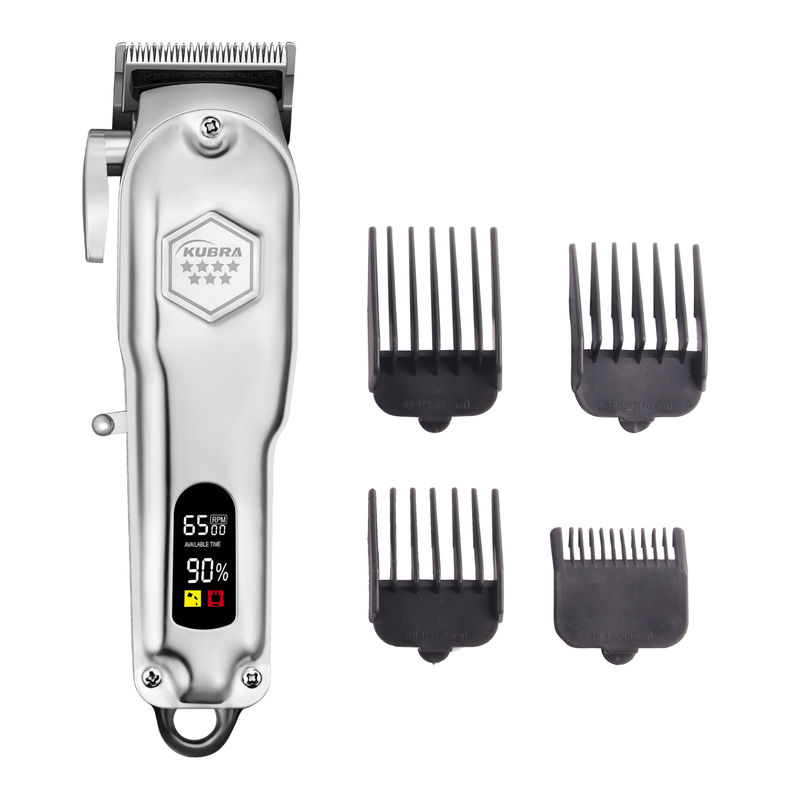 KUBRA KB 409 Professional Hair Clipper Runtime: 300 Min Trimmer For Men   Women  Silver 