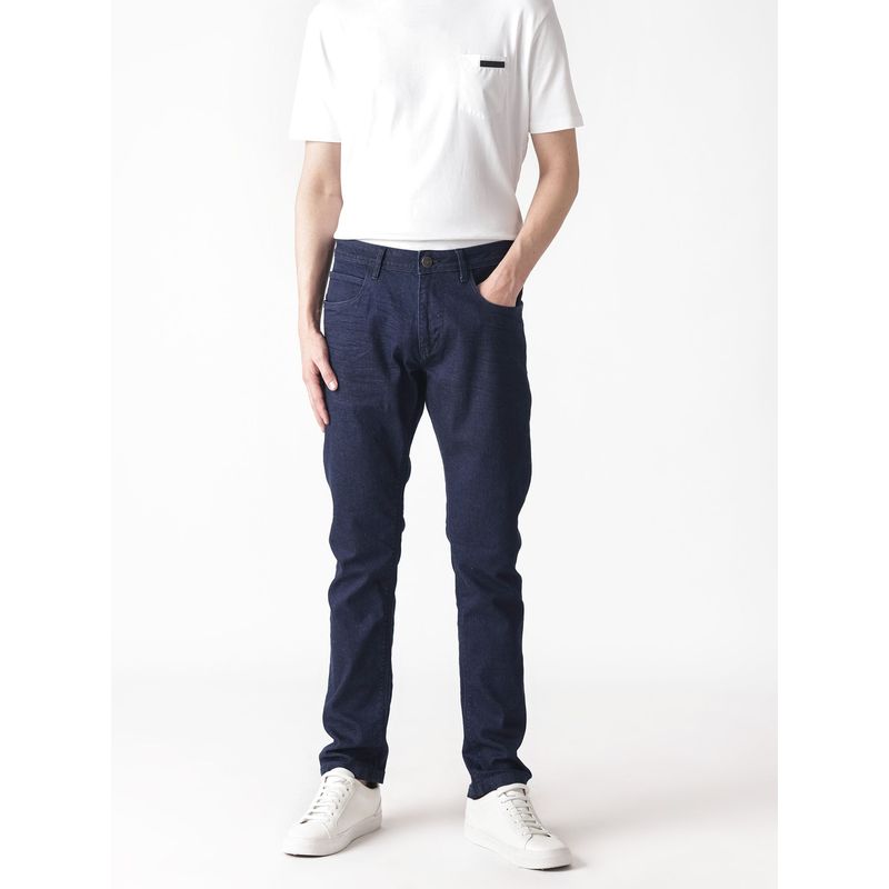 Rare Rabbit Night Dark Blue Solid Jeans (28)