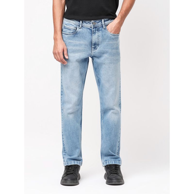 Rare Rabbit Polin Light Blue Solid Jeans (30)