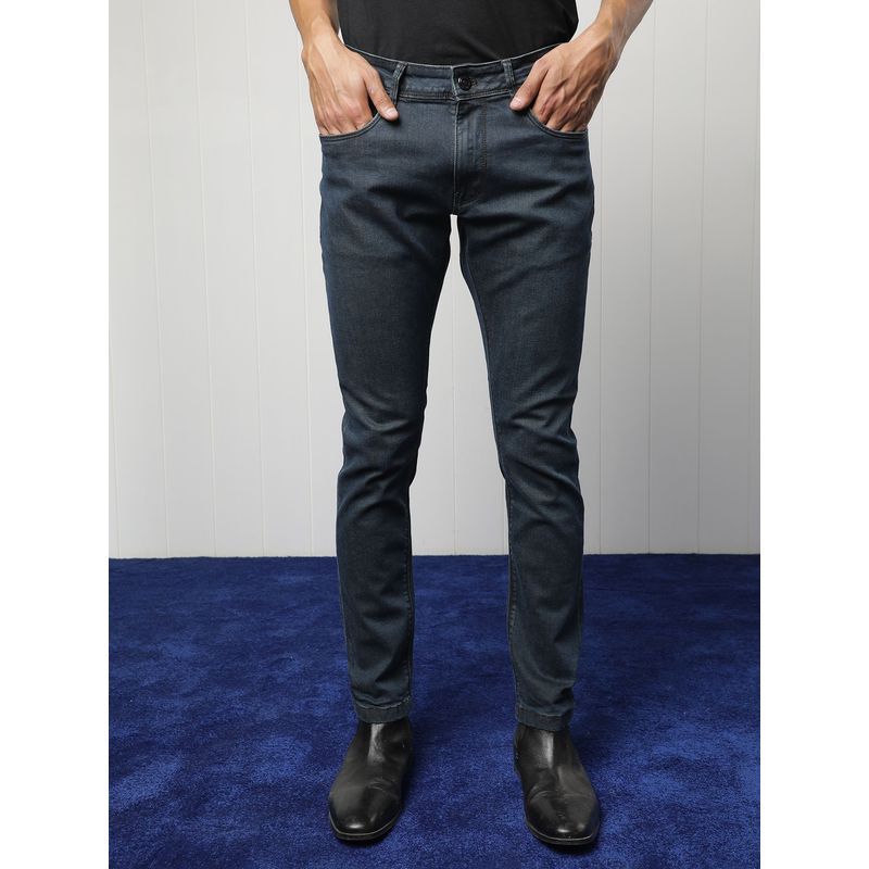 Rare Rabbit Wells Primary Navy Solid Jeans (28)