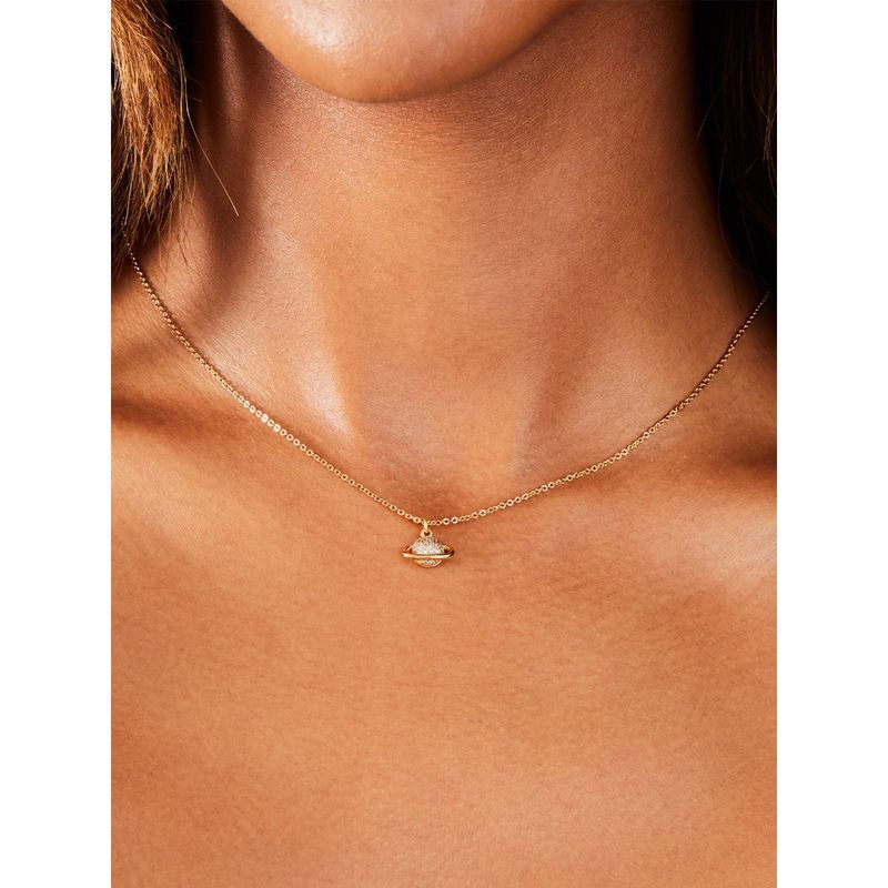 Buy Accessorize London Real Gold-plated Planet Pendant Necklace Online