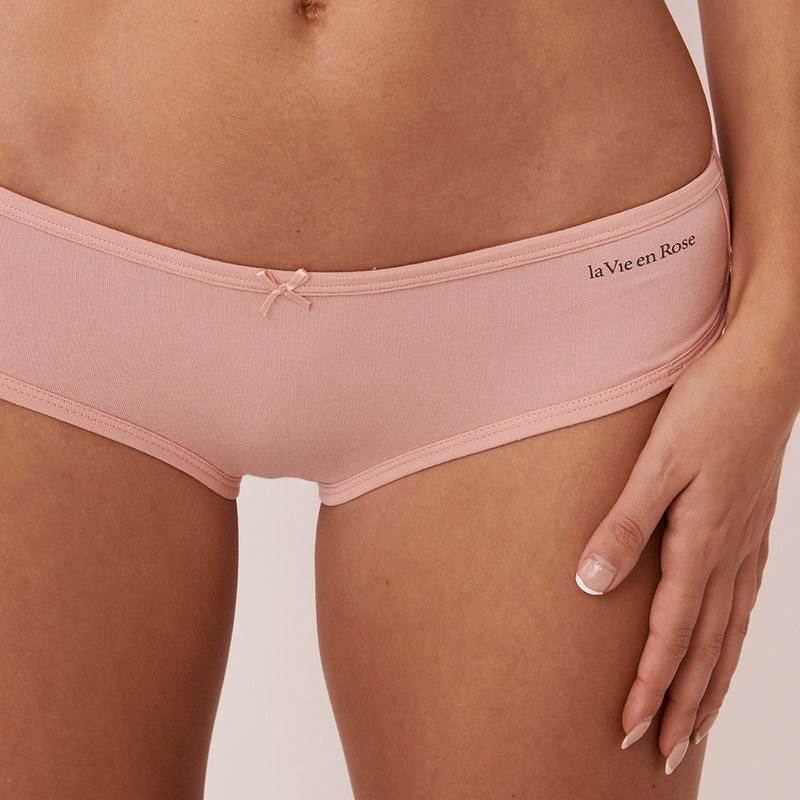La Vie En Rose Cotton Lace Det Hiph - Pink (XS)