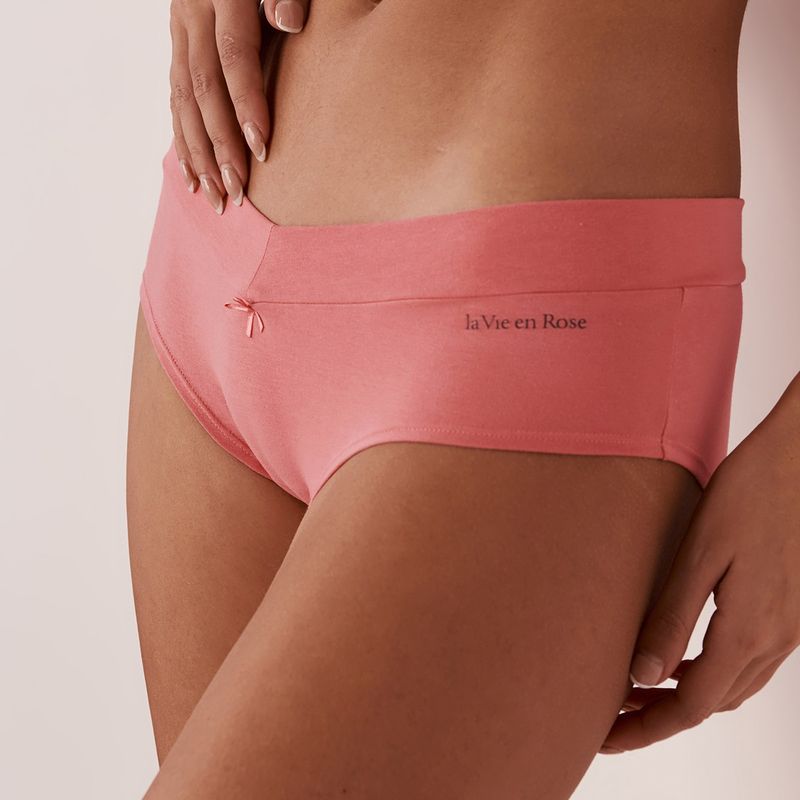 La Vie En Rose Cotton Be Comfy Hiph - Pink (XS)