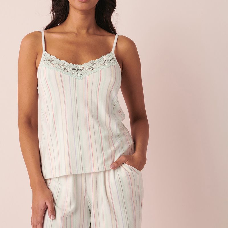 La Vie En Rose Sweater Knit Camisole - Multi-Color (XS)