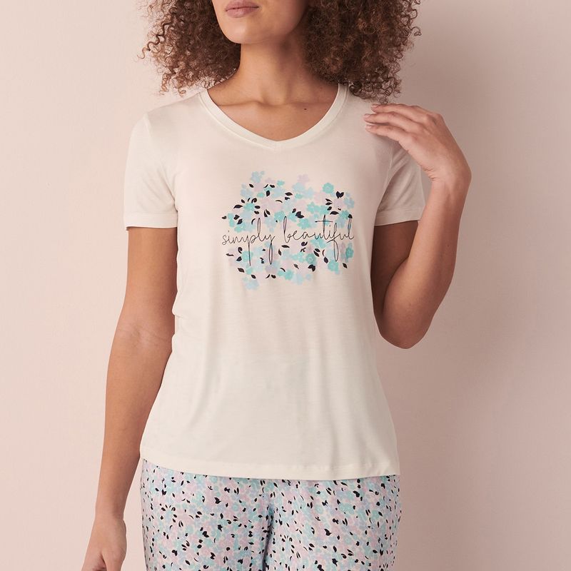 La Vie En Rose Timeless Beauty T-Shirt - White (XS)