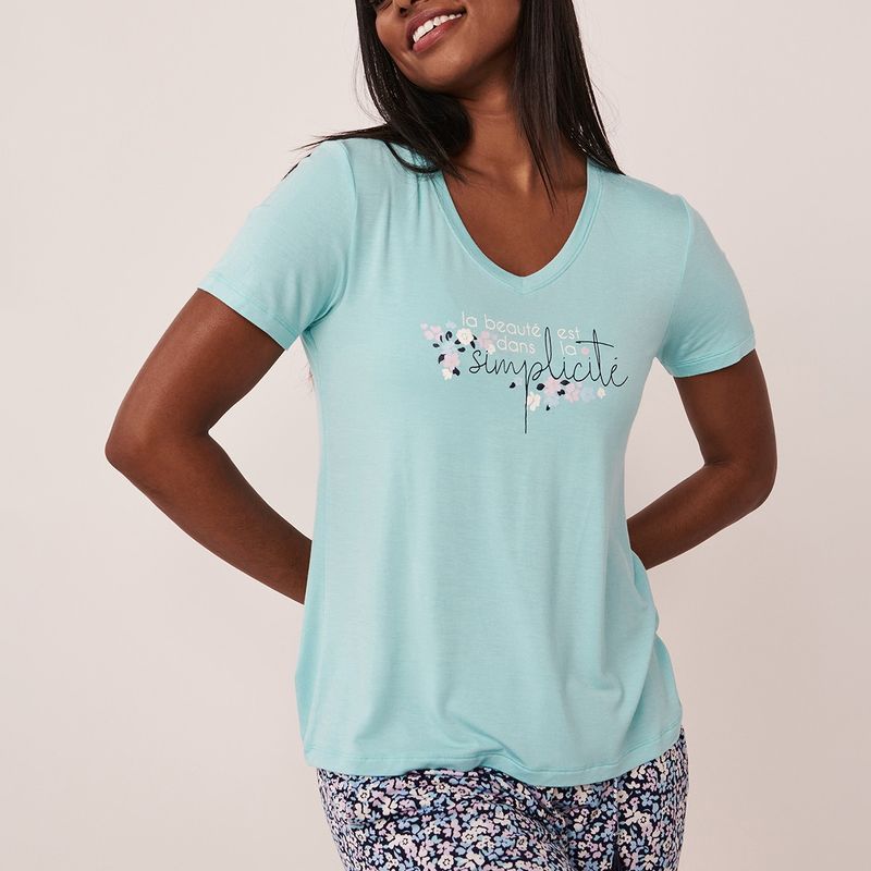 La Vie En Rose Timeless Beauty T-Shirt - Blue (XS)