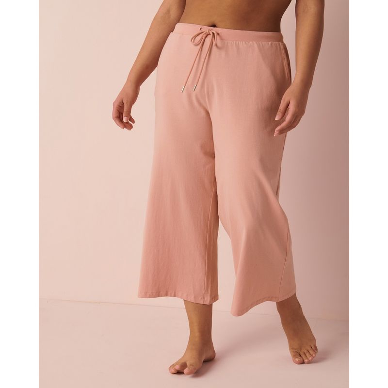 La Vie En Rose Cotton Spandex Pant - Pink (XS)