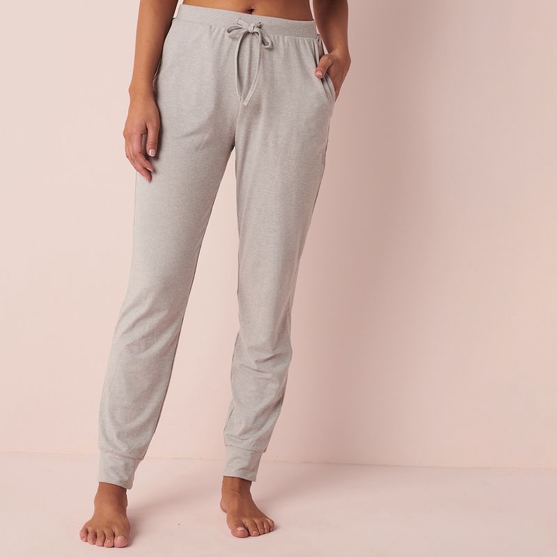 La Vie En Rose Peachy Dream Cuff Pant - Grey (XS)