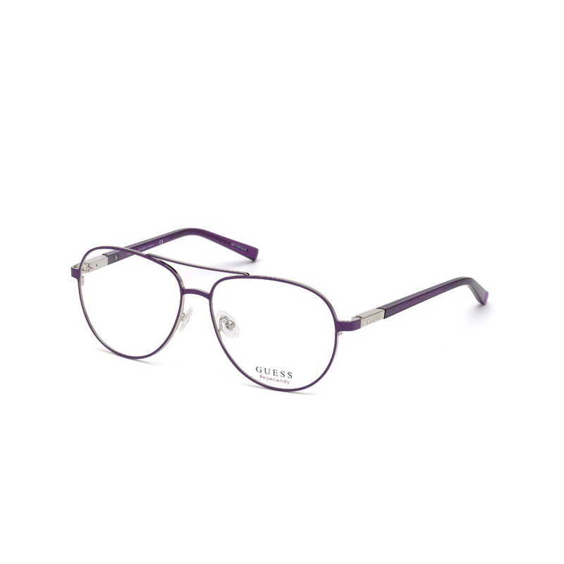 Guess Pilot Purple Eyeglasses GU3029 53 083 (53)