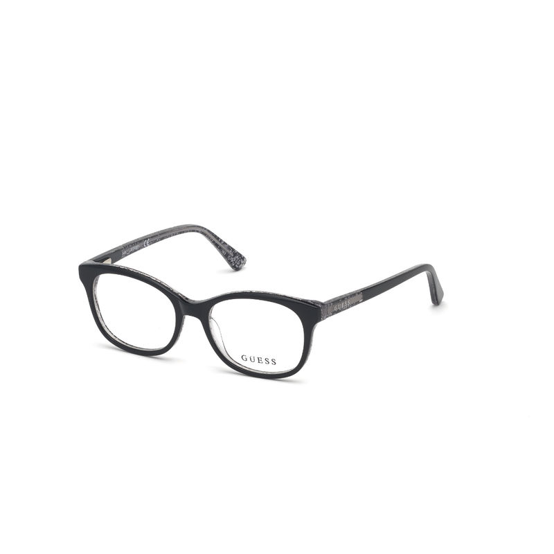 Guess Beveled Black Eyeglasses GU9181 47 001 (47)