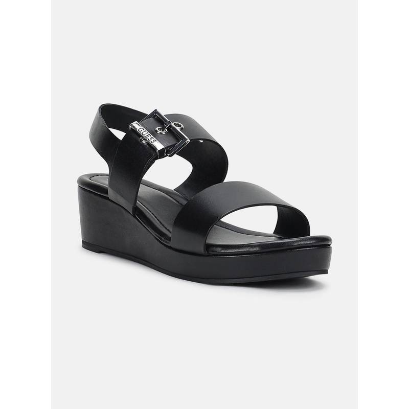 Guess Women Black Wedges Heels (UK 4)