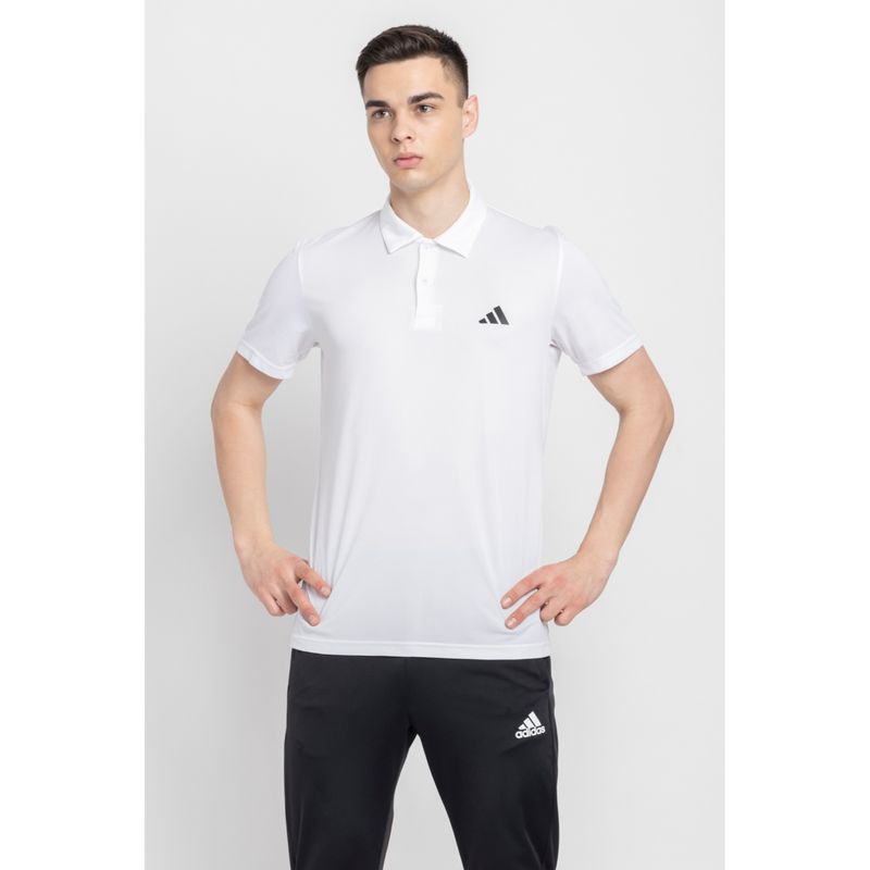 adidas Men Tr-es Base Polo White Training Polo T-shirt: Buy adidas Men ...