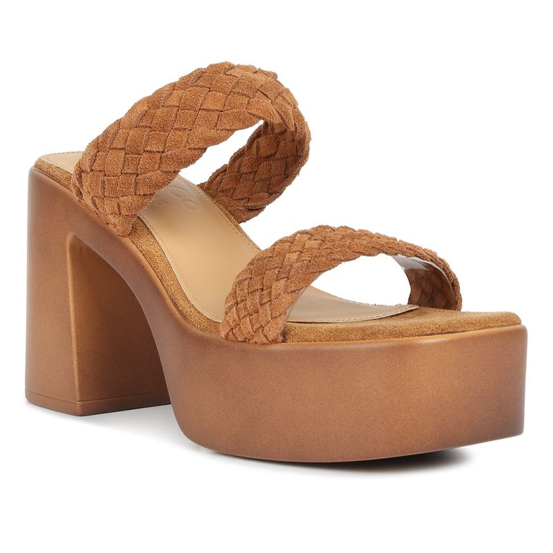 Buy Stepee Stylish Fancy Trendy and Comfortable Brown Heel Sandals for  Women & Girls - Wedges | Heeled | Sandals | Block heel | Casual | Formal  Online at Best Prices in India - JioMart.