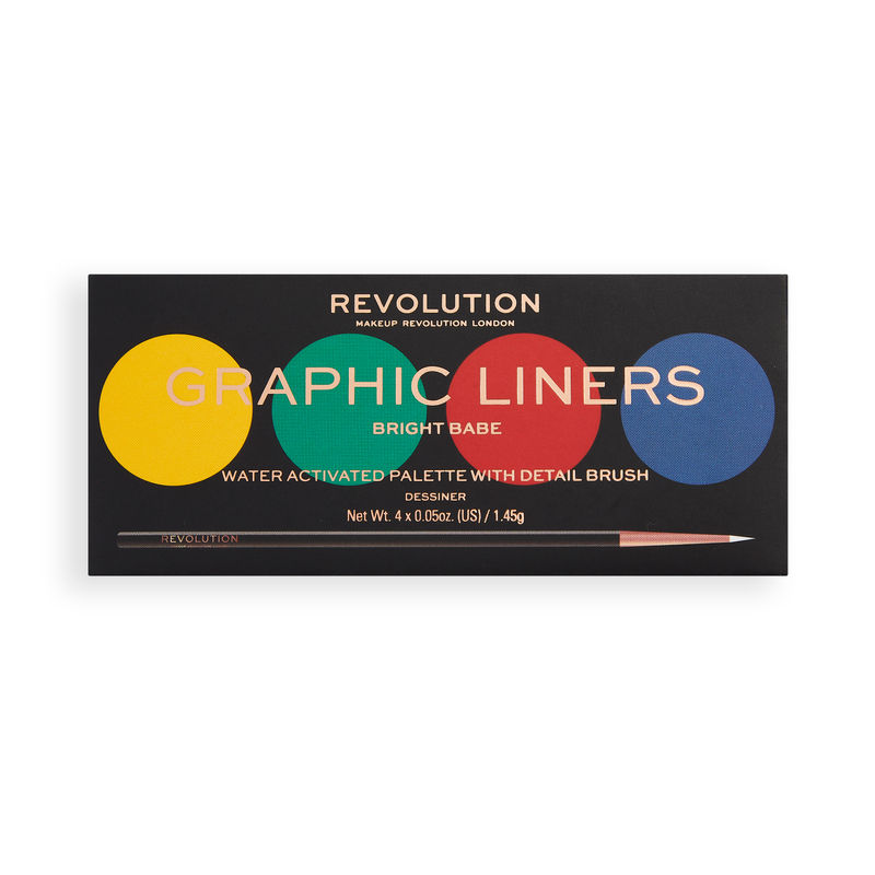 Makeup Revolution Graphic Eyeliner Palettes - Bright Babe
