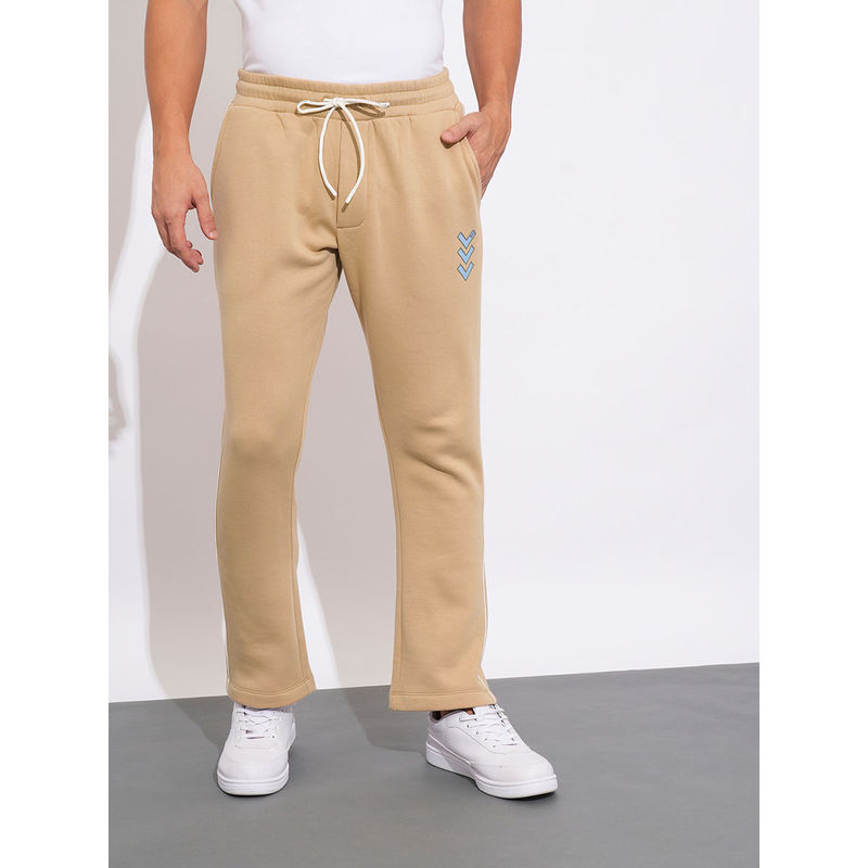 Being Human Beige Solid/Plain Trackpant (34)