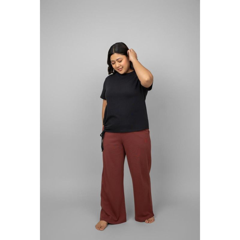 NeceSera Ruby Essential Flared Lounge T-Shirt and Pyjama (Set of 2) (S)