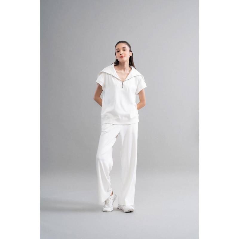 NeceSera Snug knit Ivory T-Shirt and Pyjama (Set of 2) (S)