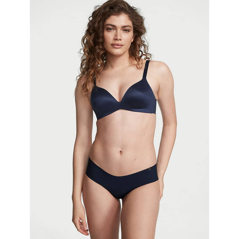 Victoria's Secret Navy Blue No-Show Hiphugger Panty (XS)