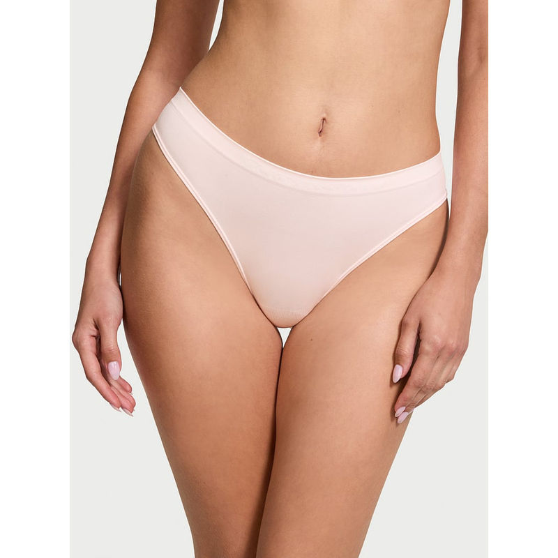 Victoria's Secret Light Pink Seamless Thong Panty (S)