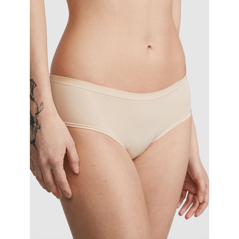 Victoria's Secret Beige Seamless Hiphugger Panty (XS)