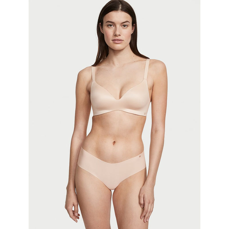 Victoria's Secret Beige No-Show Hip Hugger Panty (S)