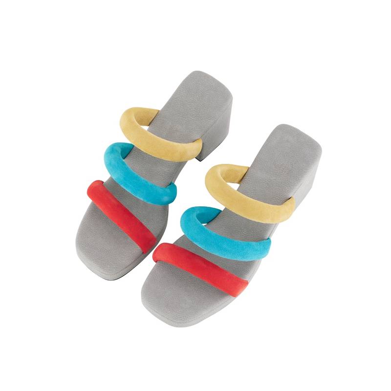 Buy SKO Colorblock Heels For Women -multicolour Online