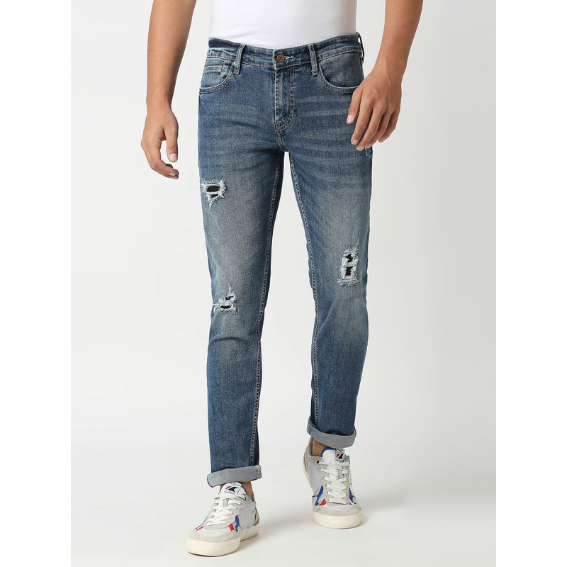 Pepe Jeans Blue Soho Skinny Fit Low Waist Jeans (36)